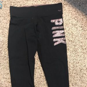PINK yoga crops